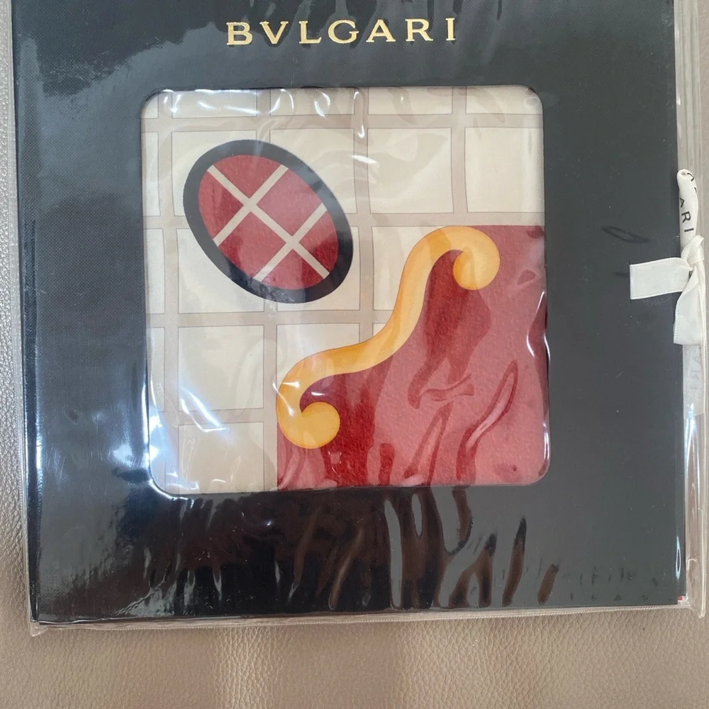 Bvlgari silk scarf